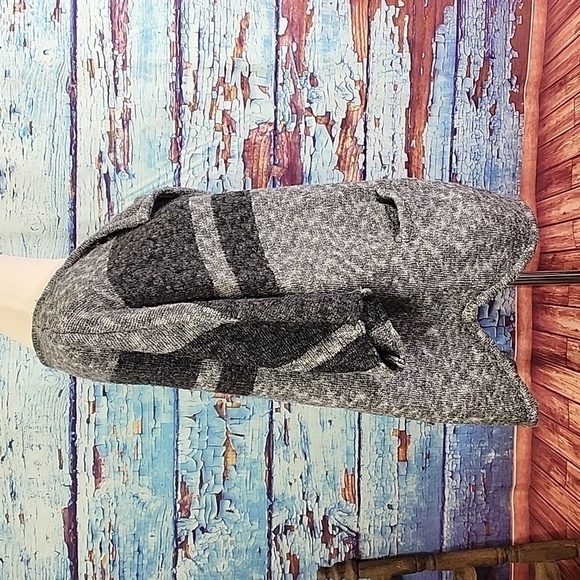 James Perse Cozy Grey Patterned Cardigan size 3 - Picture 3 of 7